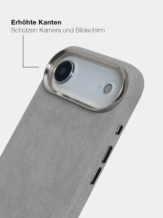 Light Grey Alcantara (Silber) - MagSafe Handyhülle IPhone 17 Air