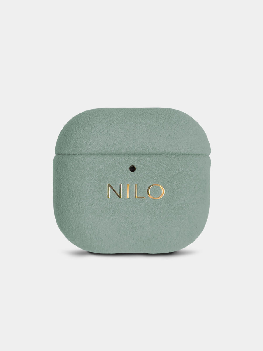 Lime AirPods 4 Case - Alcantara Hülle (2. Generation)