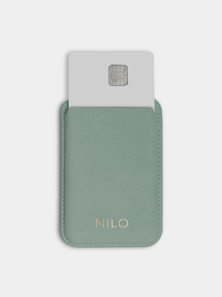 Lime MagSafe Wallet - Alcantara Kartenhalter
