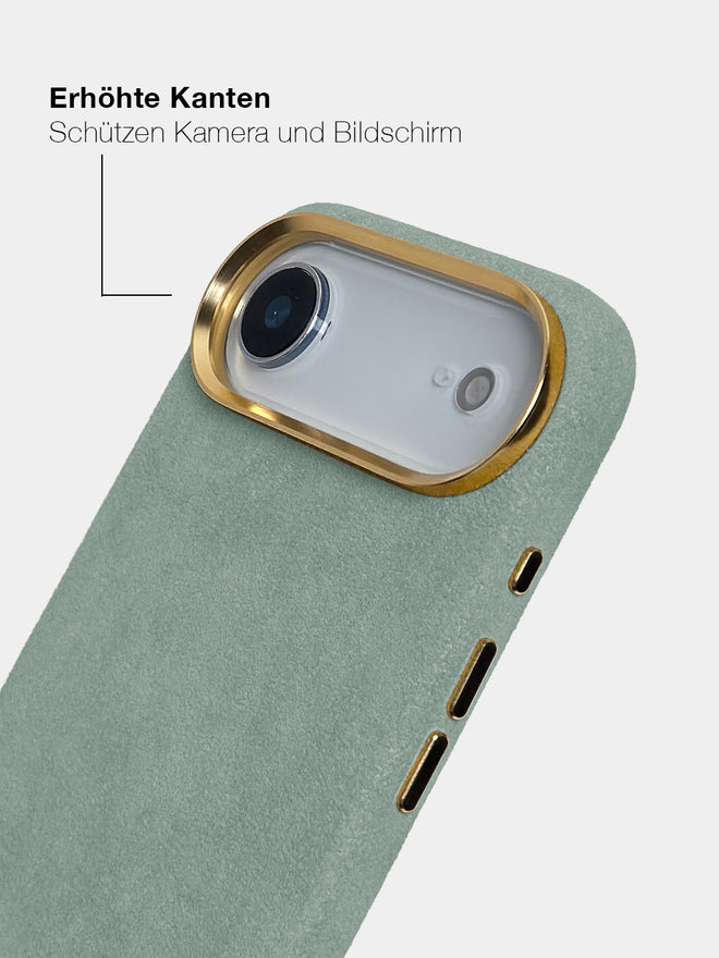 Lime Alcantara (Gold) - MagSafe Handyhülle IPhone 17 Air