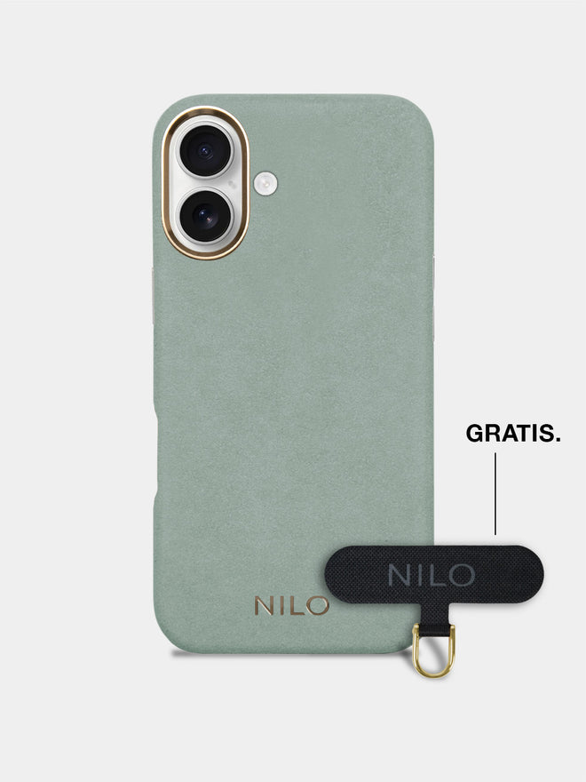 Lime Alcantara (Gold) - MagSafe Handyhülle IPhone 17