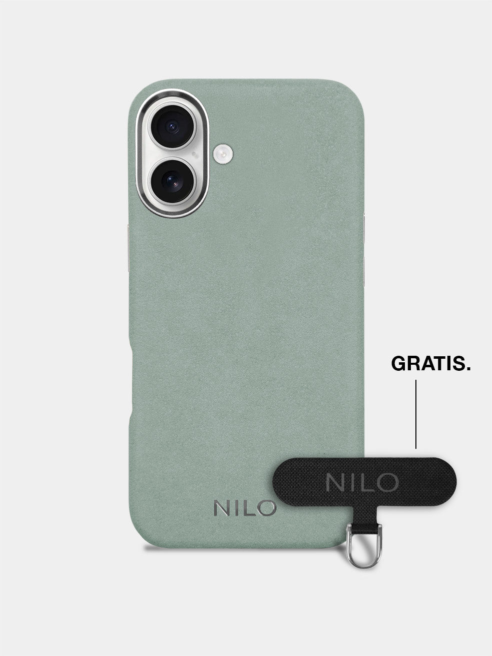 Lime Alcantara (Silber) - MagSafe Handyhülle IPhone 17