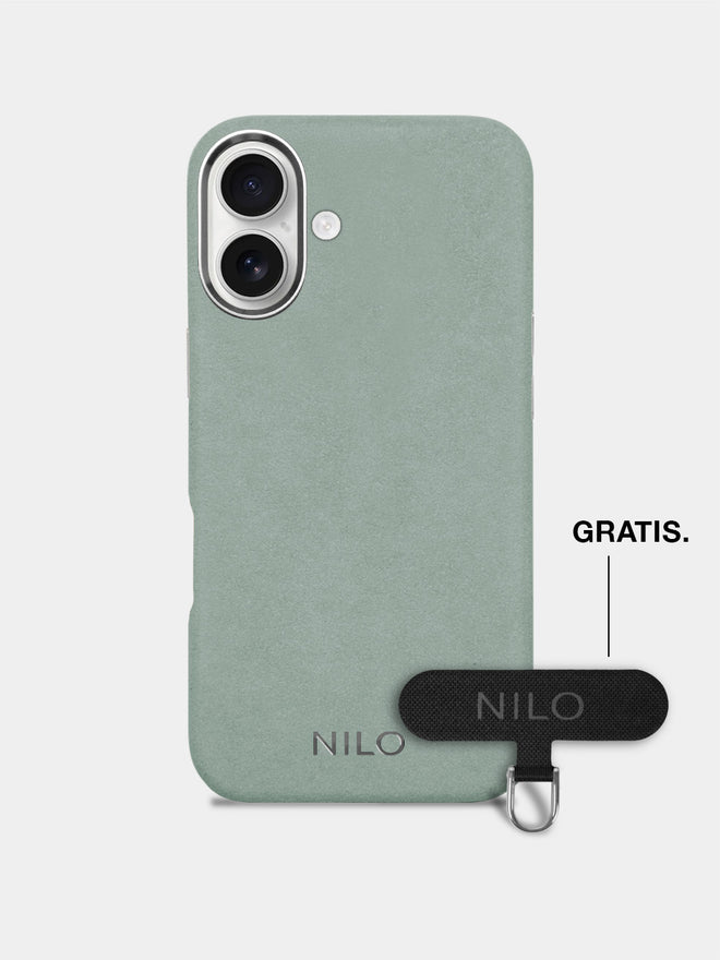 Lime Alcantara (Silber) - MagSafe Handyhülle IPhone 17