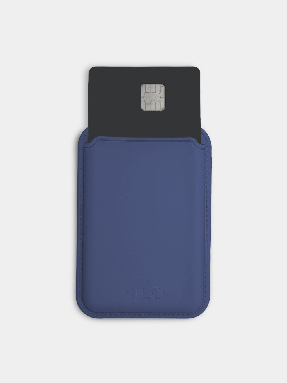 Navy Blue MagSafe Wallet - Silicone Kartenhalter