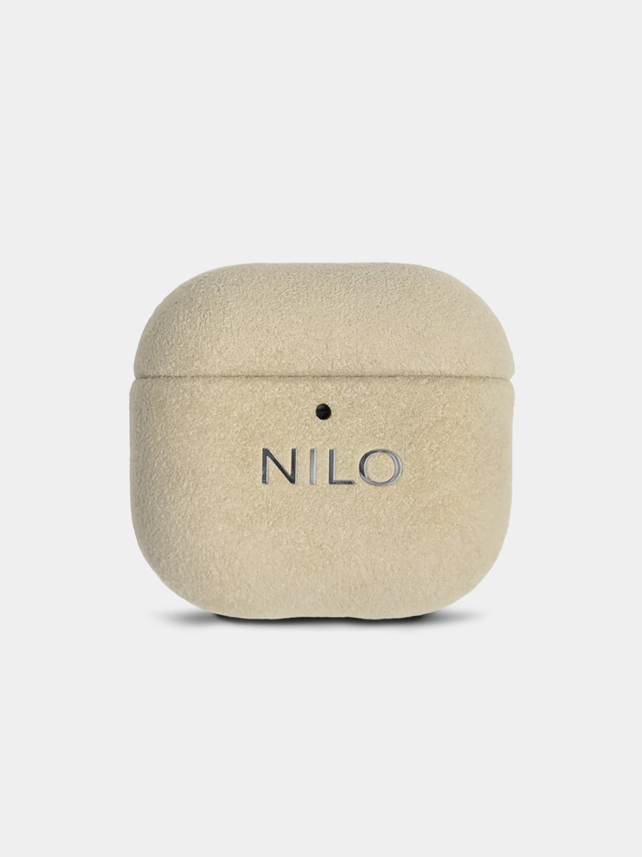 Nude AirPods 4 Case - Alcantara Hülle (2. Generation)
