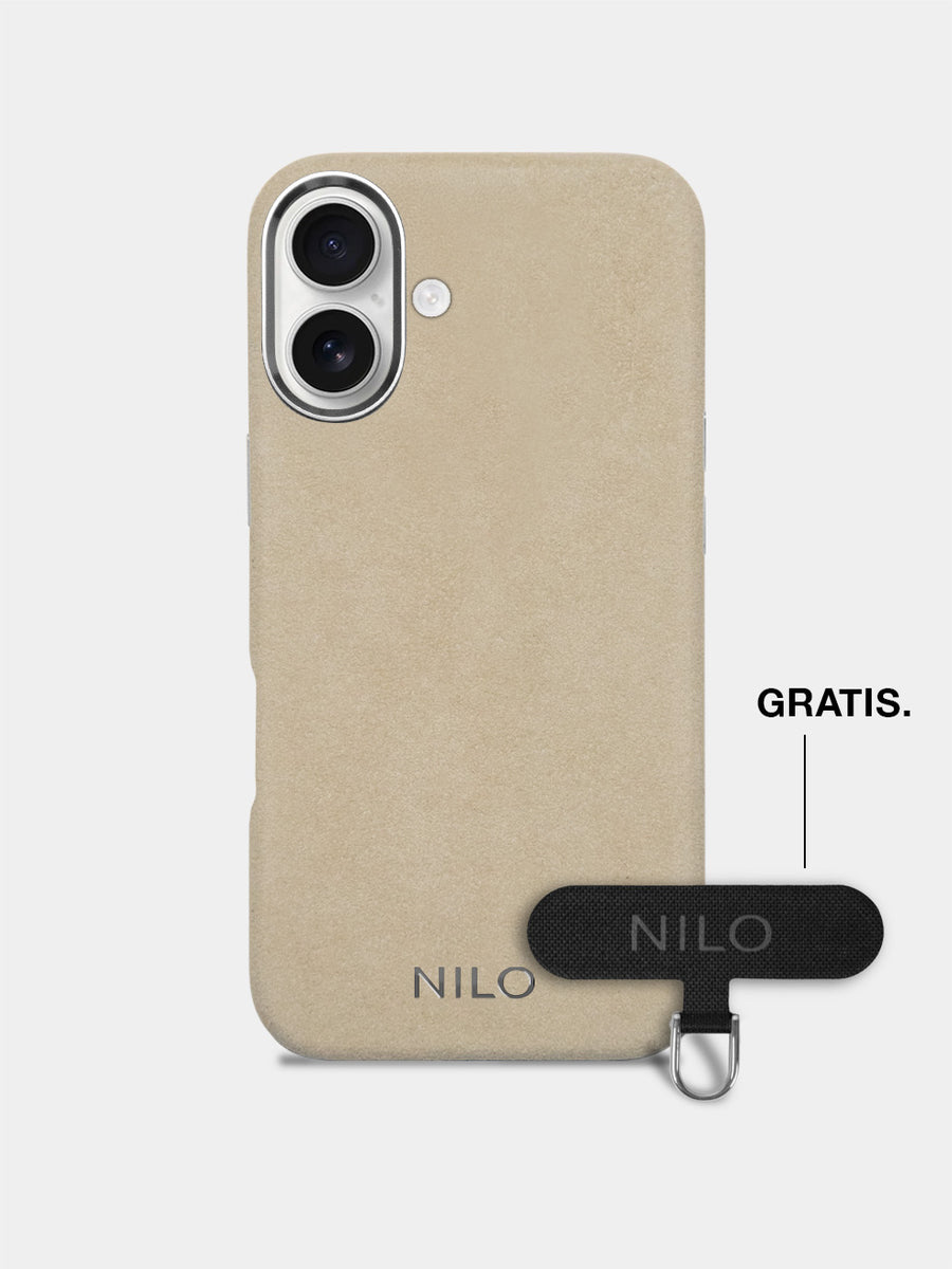 Nude Alcantara (Silber) - MagSafe Handyhülle IPhone 17