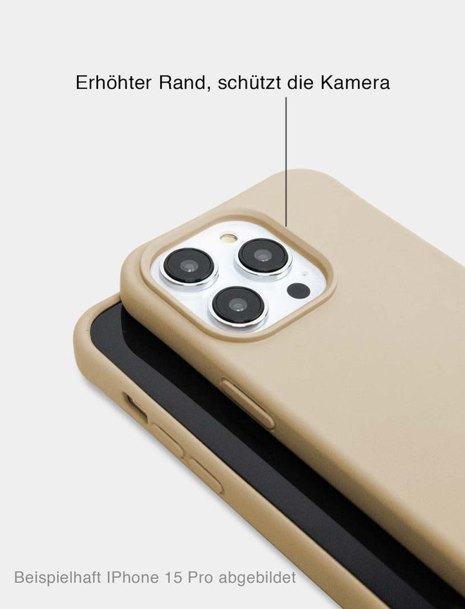 Nude / Beige Case - Schützt auch die Kamera