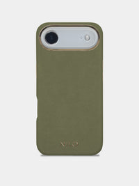 Olive Alcantara (Gold) - MagSafe Handyhülle IPhone 17 Air