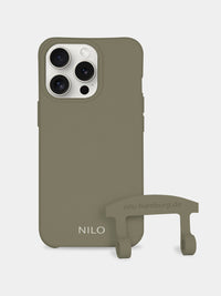 Olive MagSafe Handyhülle - 2 in 1 Case Handyhülle zum Umhängen