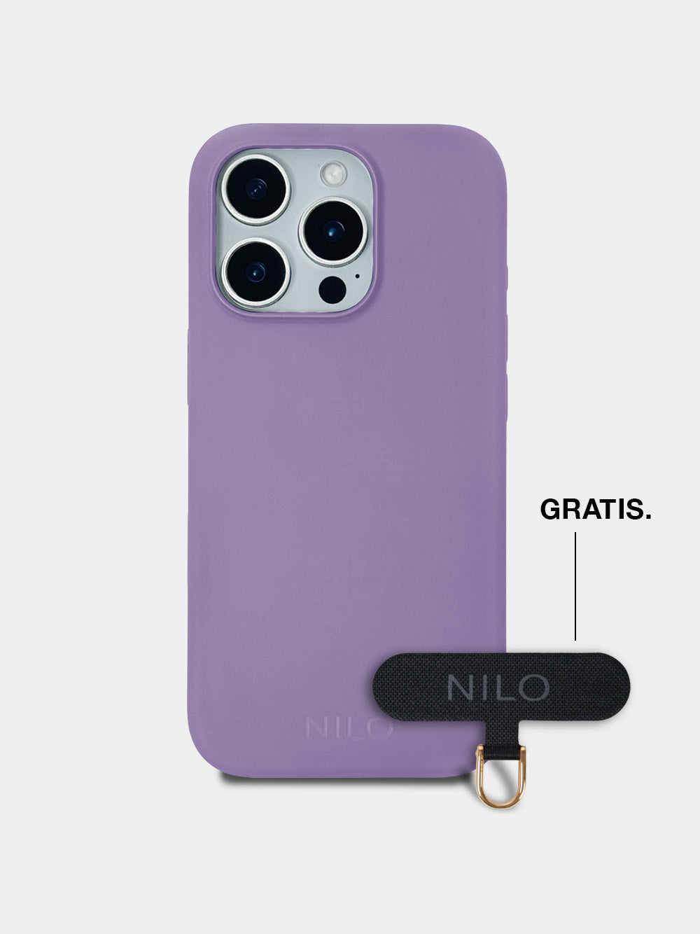 Periwinkle Silicone - MagSafe Handyhülle IPhone 16 Pro Max (Gold)