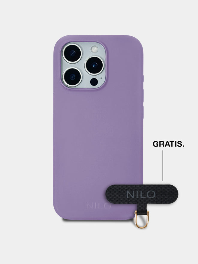 Periwinkle Silicone - MagSafe Handyhülle IPhone 16 Pro (Gold)