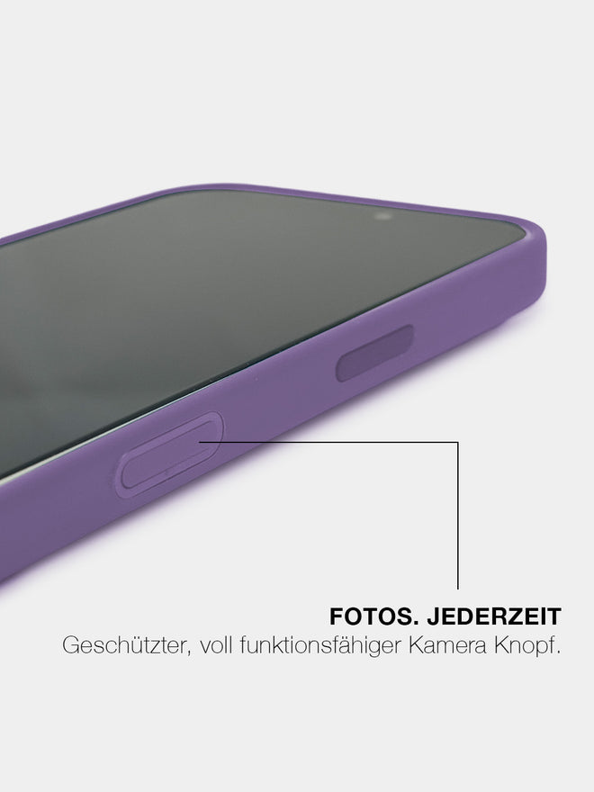 Periwinkle Silicone - MagSafe Handyhülle IPhone 16 Pro Max (Silber)