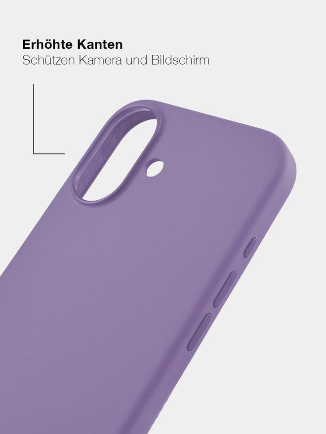 Periwinkle Silicone - MagSafe Handyhülle IPhone 16 (Gold)