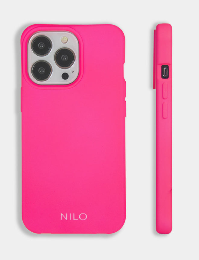 Pinke Handyhülle mit Band