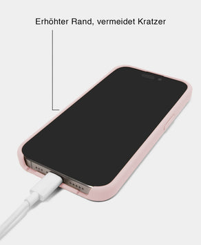 Rosa Case - erhöhter Rand