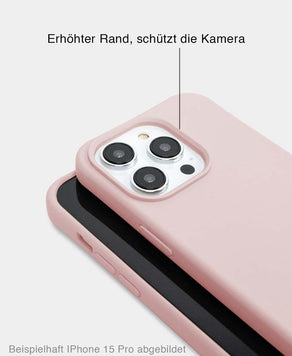 Rosa Case - Schützt auch die Kamera