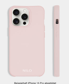 Rosa Handyhülle - Seitenansicht