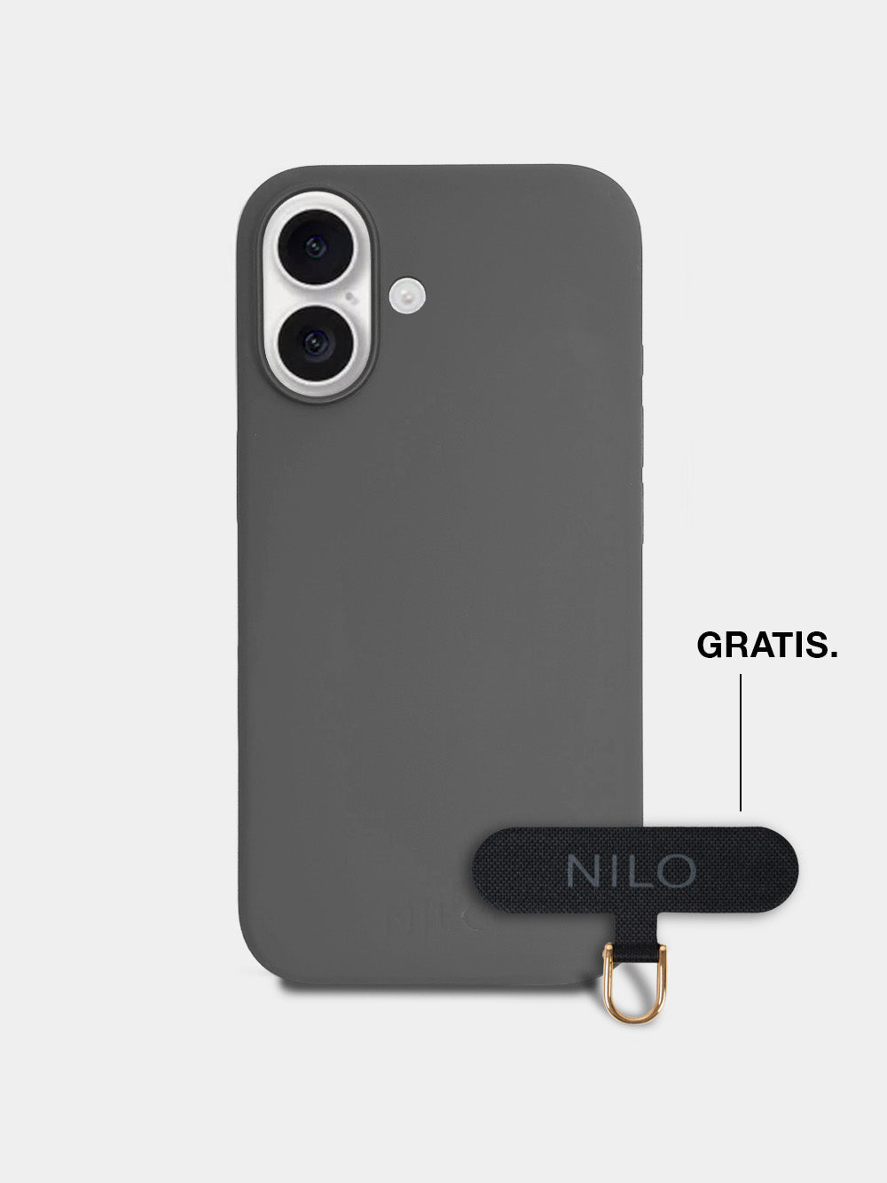 Stone Grey Silicone - MagSafe Handyhülle IPhone 16 Plus (Gold)