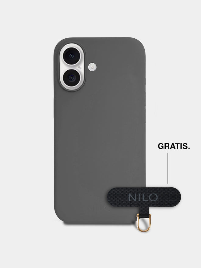 Stone Grey Silicone - MagSafe Handyhülle IPhone 16 Plus (Gold)