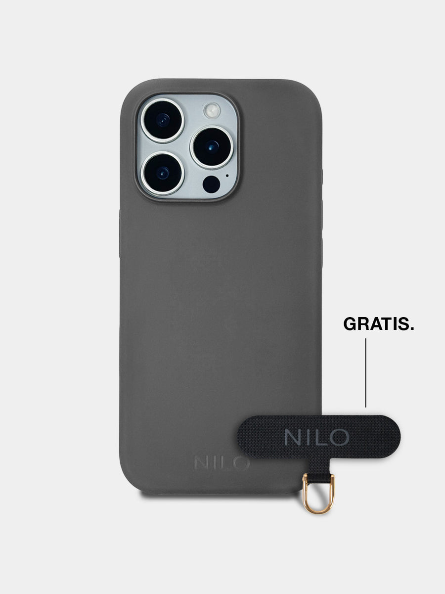 Stone Grey Silicone - MagSafe Handyhülle IPhone 16 Pro (Gold)