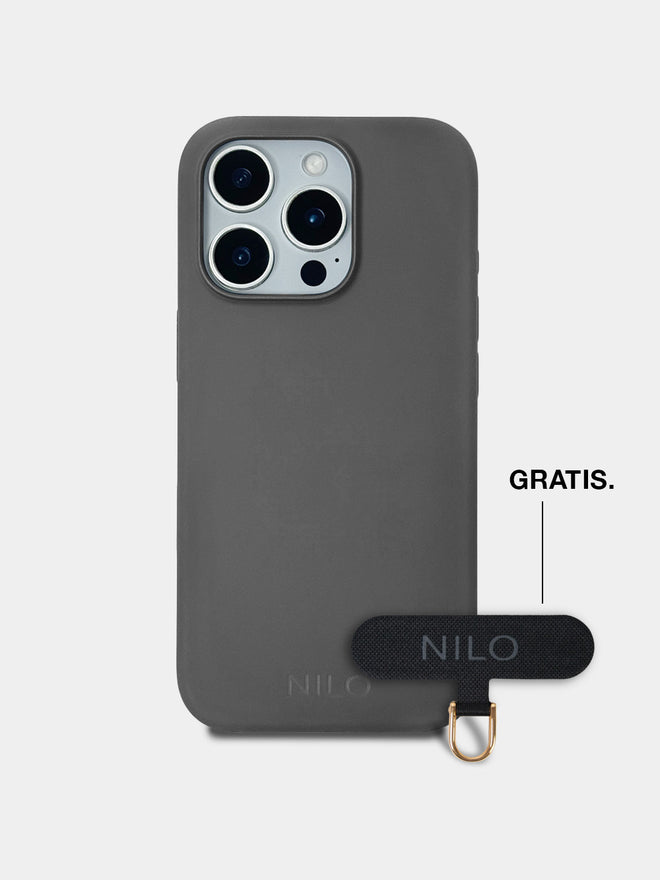 Stone Grey Silicone - MagSafe Handyhülle IPhone 16 Pro Max (Gold)