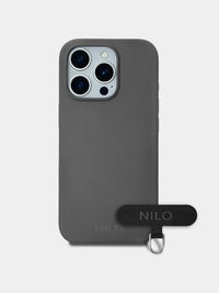 Stone Grey Silicone - MagSafe Handyhülle IPhone 16 Pro (Silber)