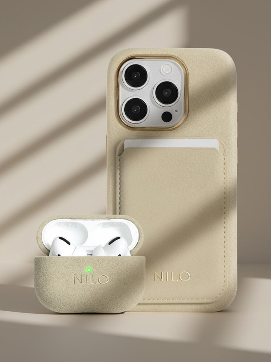 Alcantara Bundle - Handyhülle & AirPod Case & MagSafe Wallet