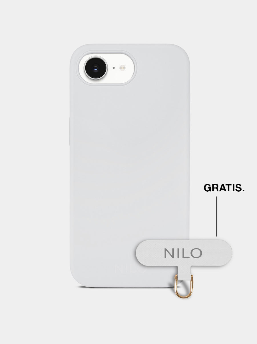 White Silicone - MagSafe Handyhülle IPhone 16e (Gold)