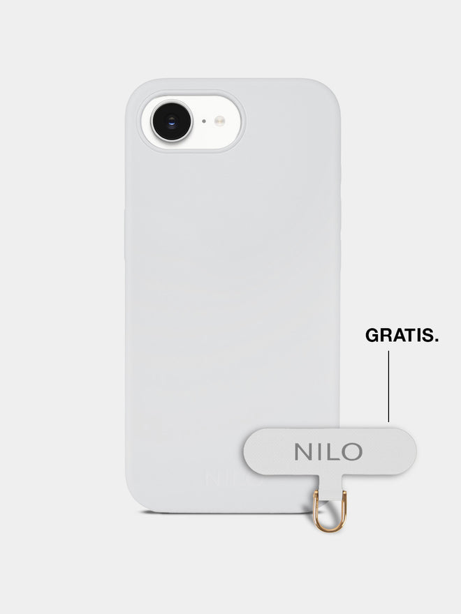 White Silicone - MagSafe Handyhülle IPhone 16e (Gold)