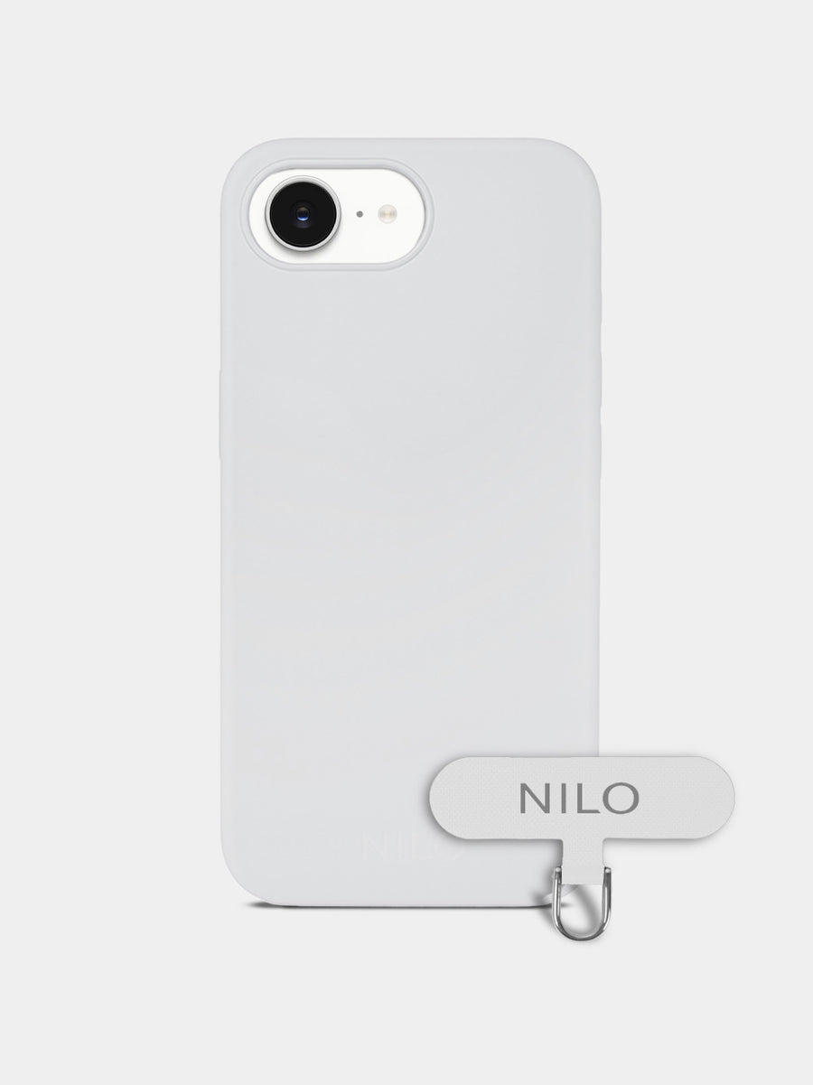 White Silicone - MagSafe Handyhülle IPhone 16e (Silber)