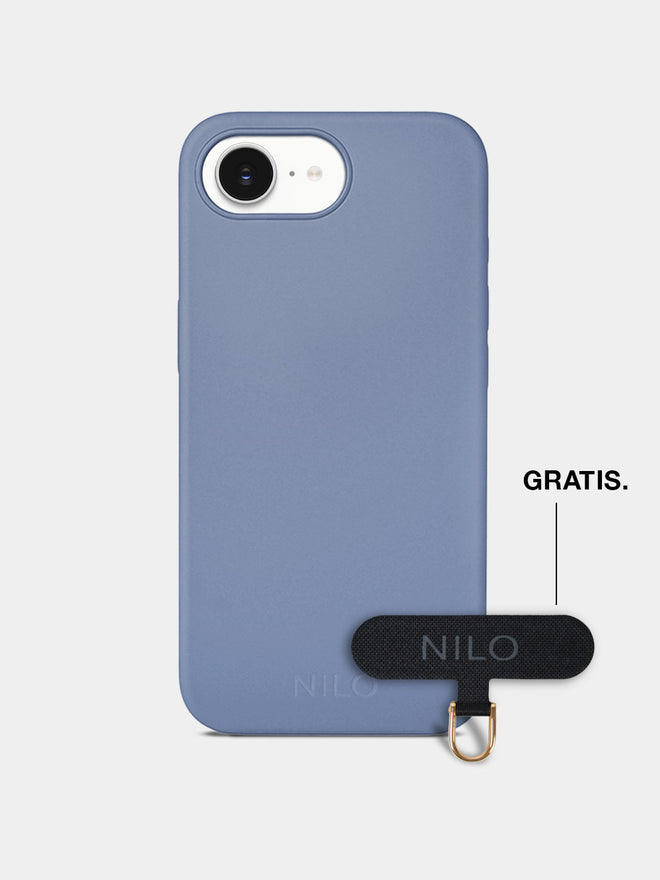 Winter Blue Silicone - MagSafe Handyhülle IPhone 16e (Gold)