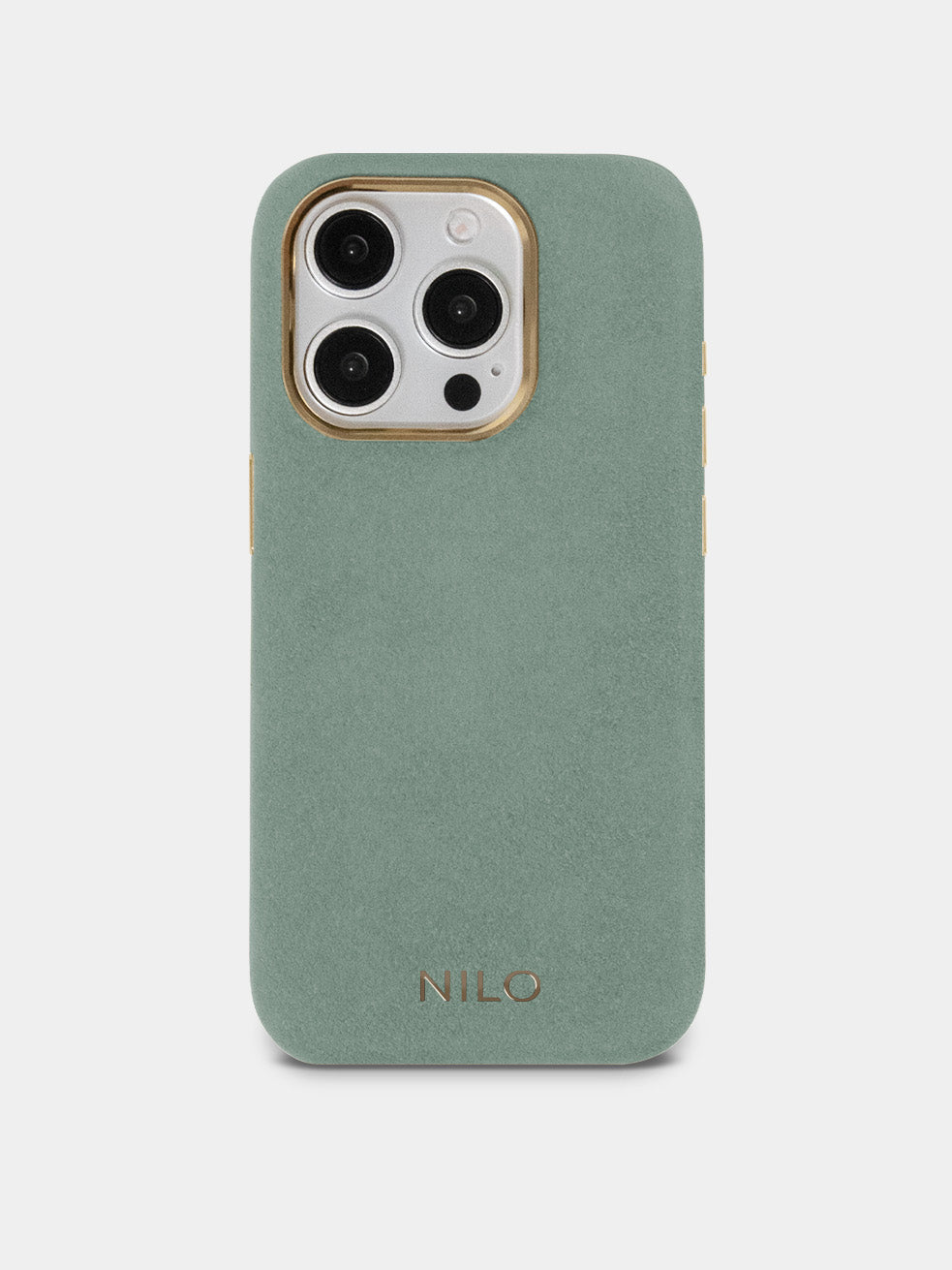 Lime Alcantara (Gold) - MagSafe Handyhülle