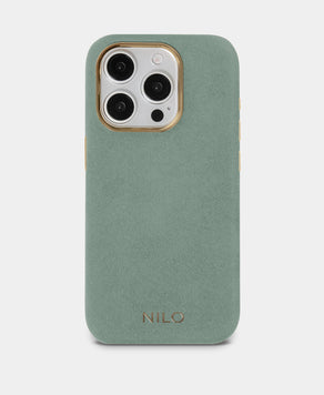 Lime Alcantara (Gold) - MagSafe Handyhülle