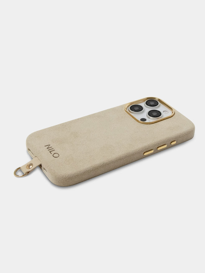 Nude Alcantara (Gold) - MagSafe Handyhülle