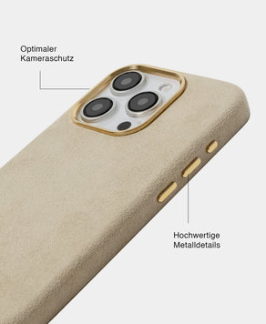 Nude Alcantara (Gold) - MagSafe Handyhülle