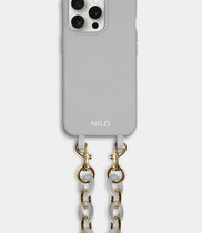 Flora Set - Grey (Hülle & Handykette)