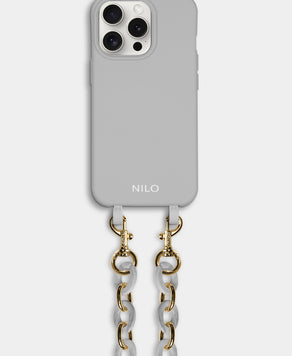 Flora Set - Grey (Hülle & Handykette)