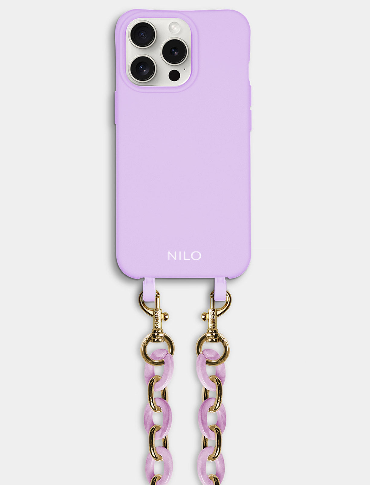 Flora Set - Lilac (Hülle & Handykette)