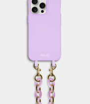 Flora Set - Lilac (Hülle & Handykette)