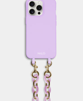 Flora Set - Lilac (Hülle & Handykette)