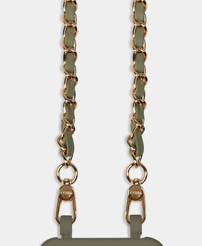 Premium Set - Olive (1 Hülle + 3 Handyketten)