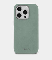 Lime Alcantara (Silber) - MagSafe Handyhülle