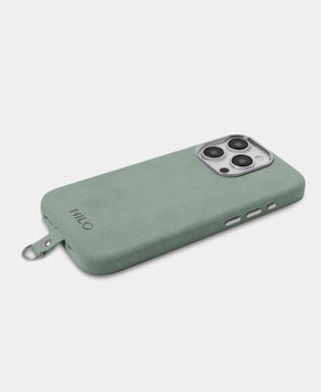 Lime Alcantara (Silber) - MagSafe Handyhülle