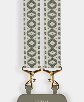 Premium Set - Olive (1 Hülle + 3 Handyketten)