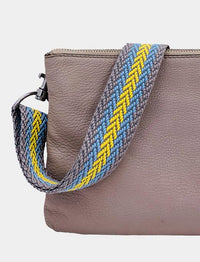 Taschengurt an Handtasche - grau, 4cm breit, NILO HAMBURG