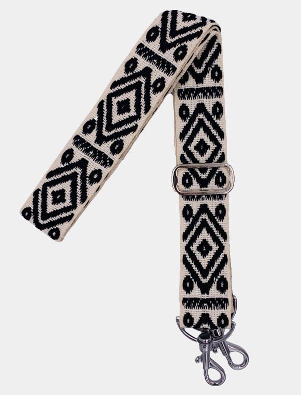 Taschengurt - schwarz, 4cm breit, NILO HAMBURG