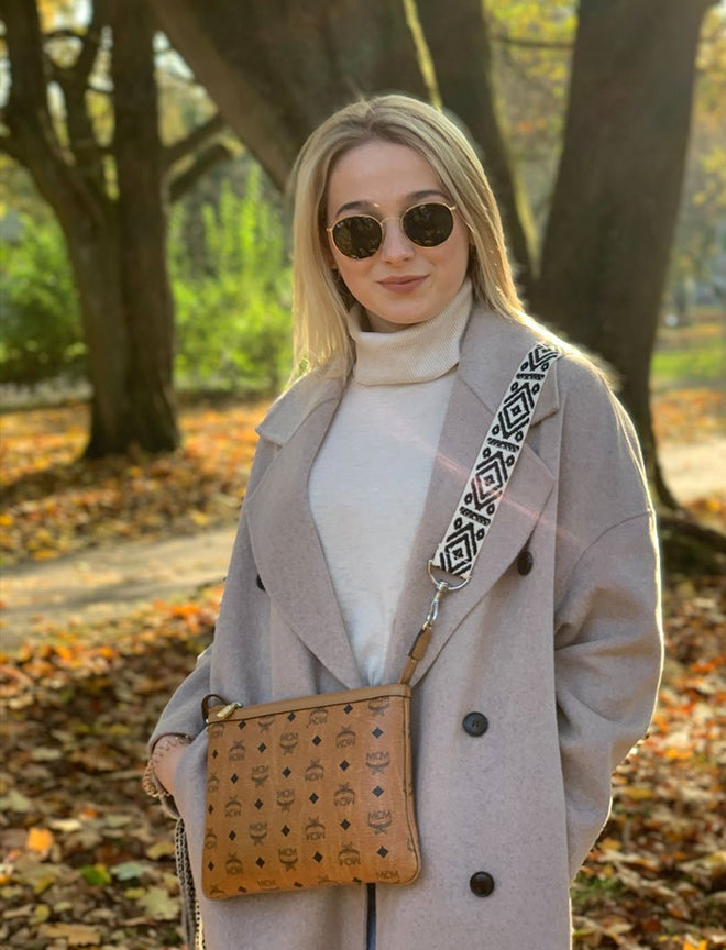 Taschengurt - schwarz, 4cm breit, NILO HAMBURG