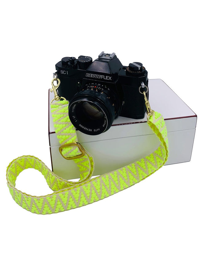 Yellow Pansy Kameragurt