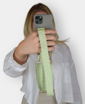 Lime Pansy Handyband