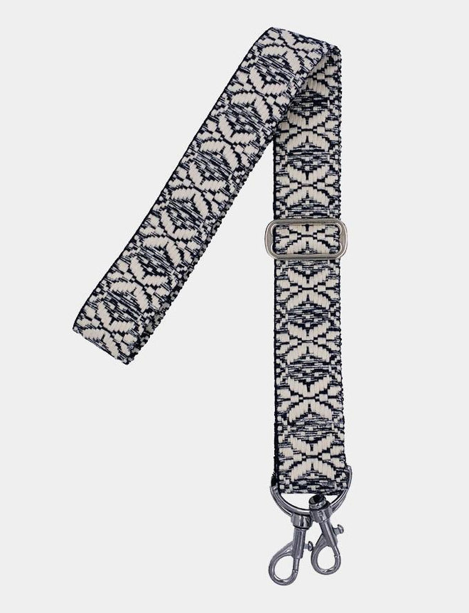 Taschengurt - schwarz glitzernd